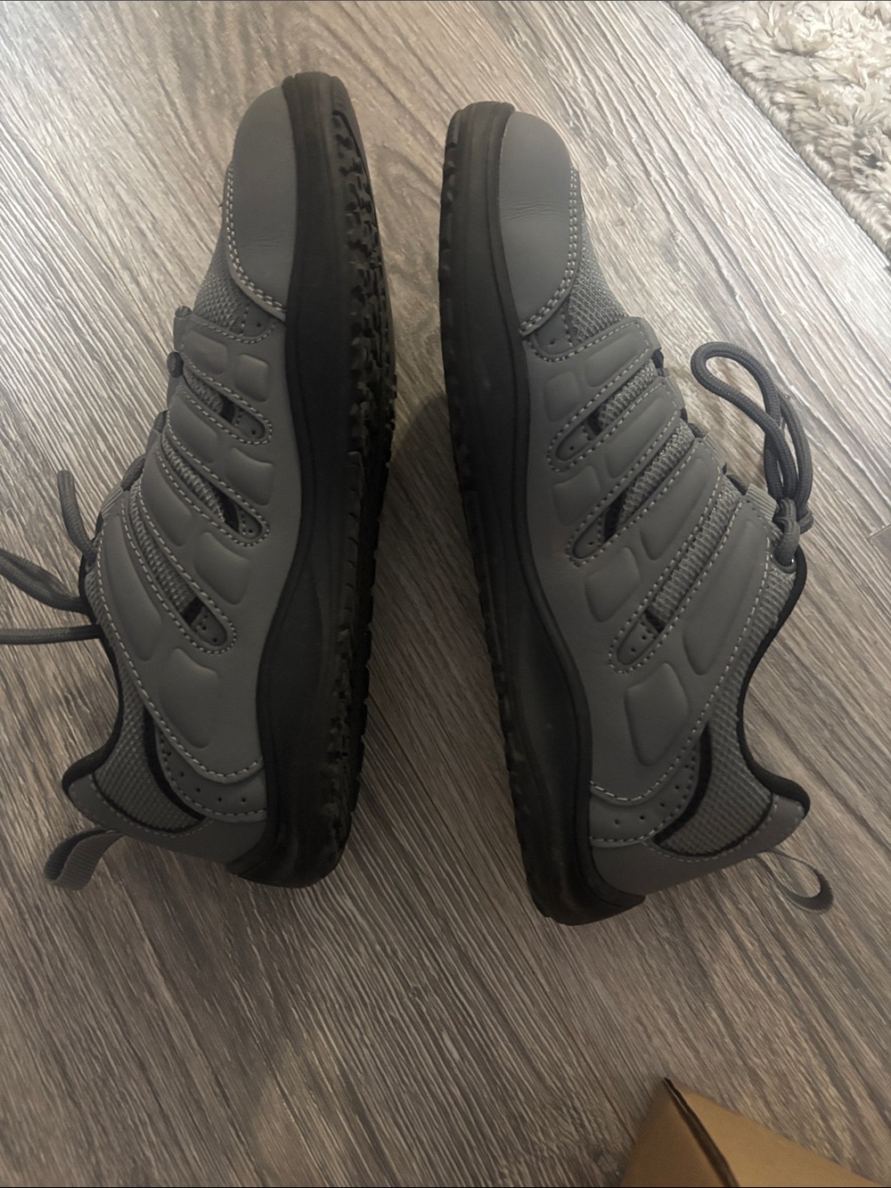 Hobibear Men's Gray Casual Lace-Up Sneakers - Picture 3 of 4